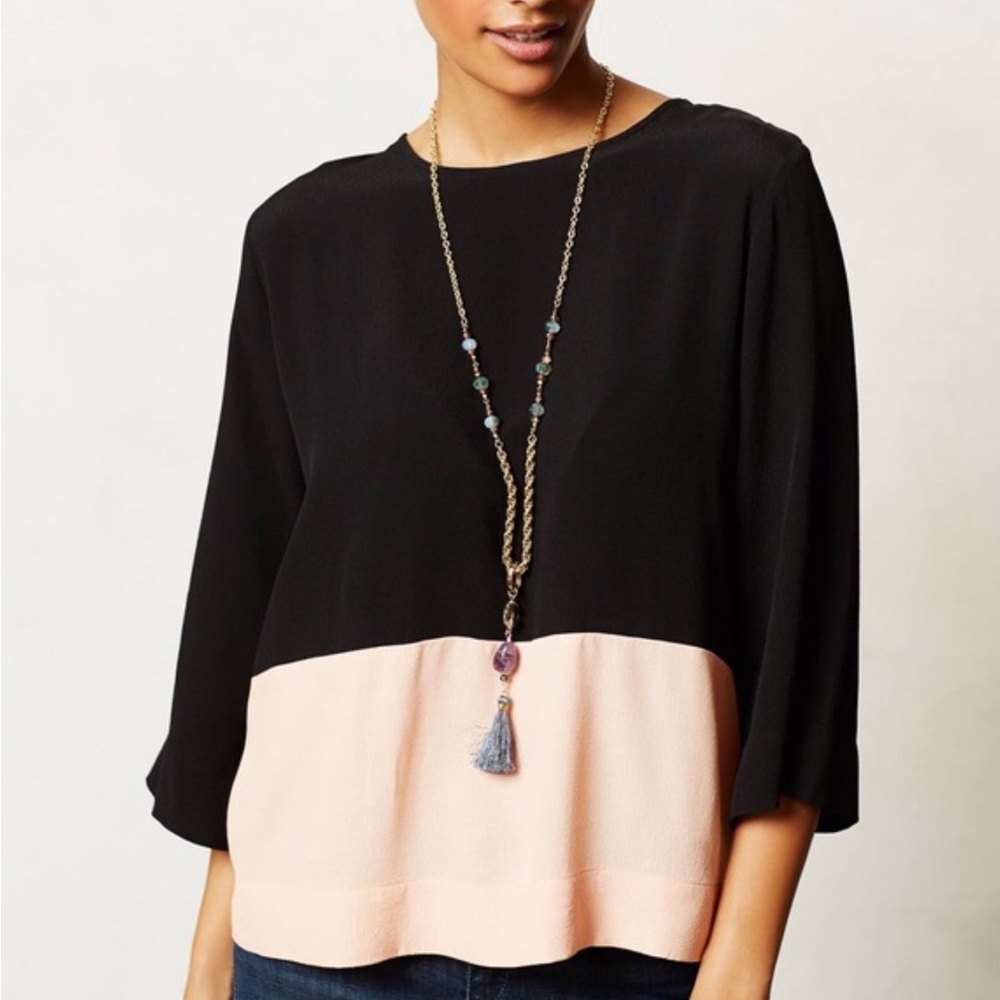 NWT! Anthropologie Sam & Lavi Boxy Blouse Size S